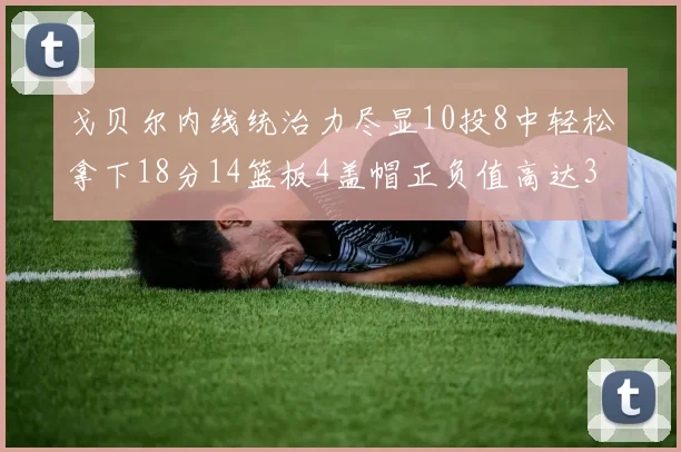戈贝尔内线统治力尽显10投8中轻松拿下18分14篮板4盖帽正负值高达32